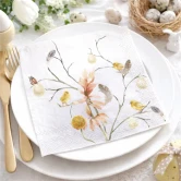 Servietter Modern Easter 33x33cm, 20 stk.